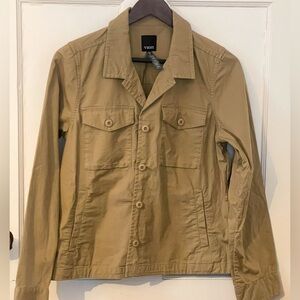 VUORI rip stop shirt jacket Wheat color S